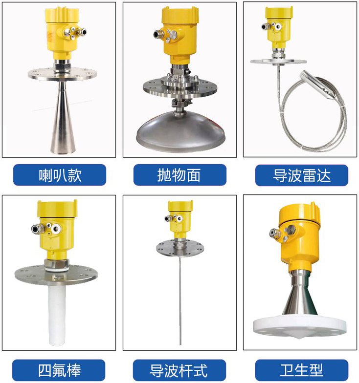 工業(yè)用雷達(dá)液位計(jì)產(chǎn)品分類(lèi)圖